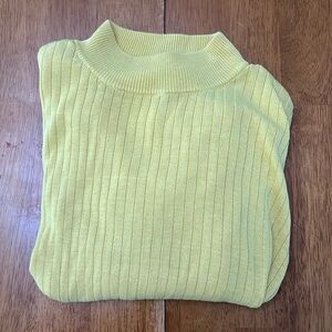 yellow turtleneck